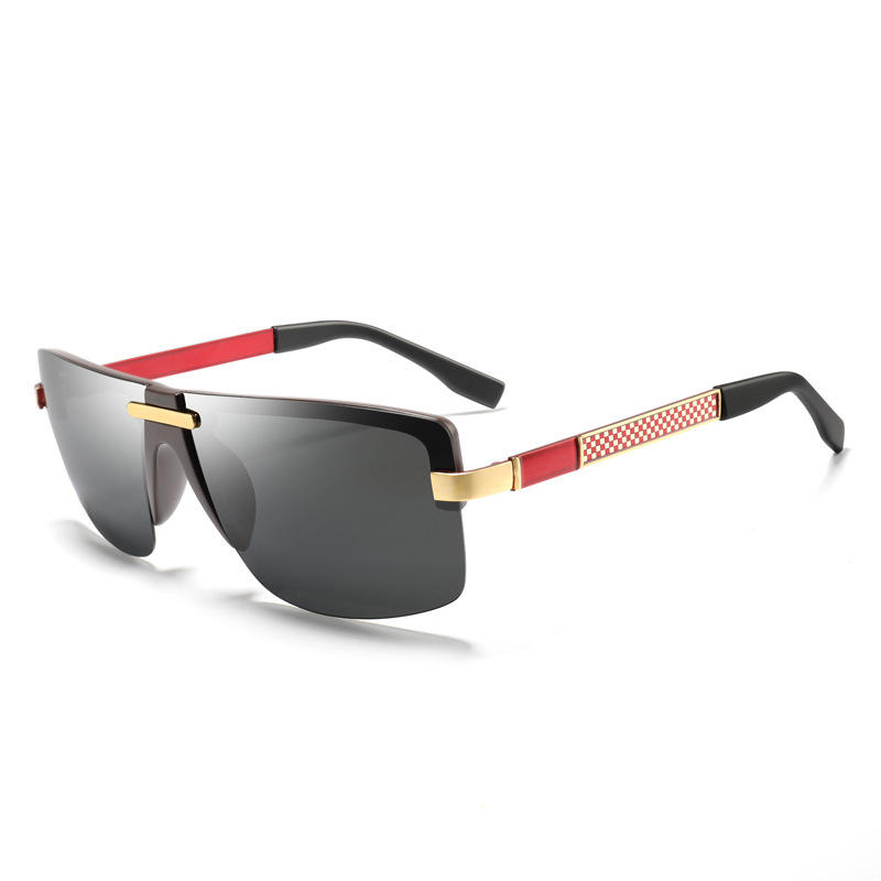 

Outdoor Square Rimless Luxury UV400 Polarized Sunglasses