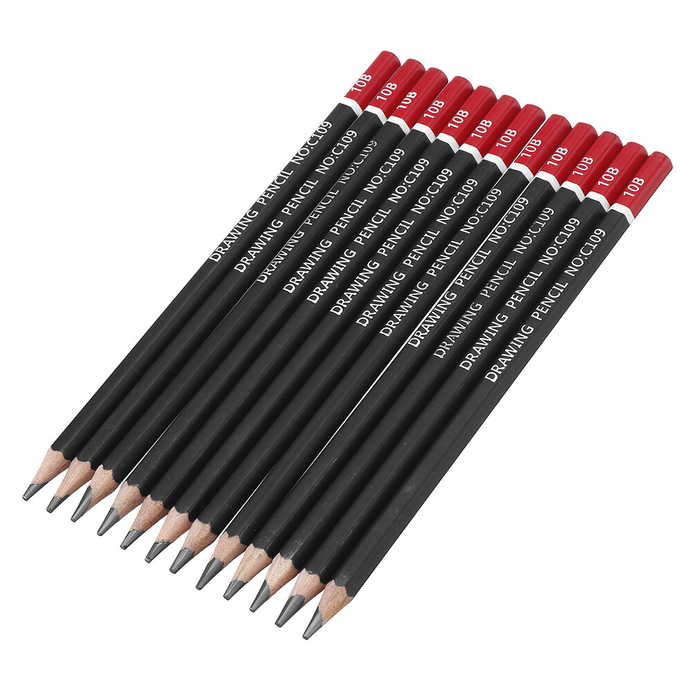 Other Stationary & Supplies - (Type 10B)12 Pcs 6B/8B/10B Art Pencil Set ...