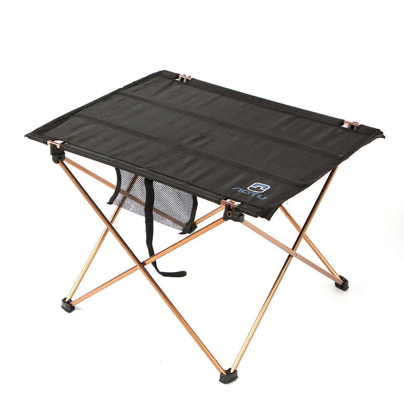 Outdoor Folding Picnic Table Desk BBQ Barbecue Tea Gate-Leg Table Aluminum Alloy Camping Hiking