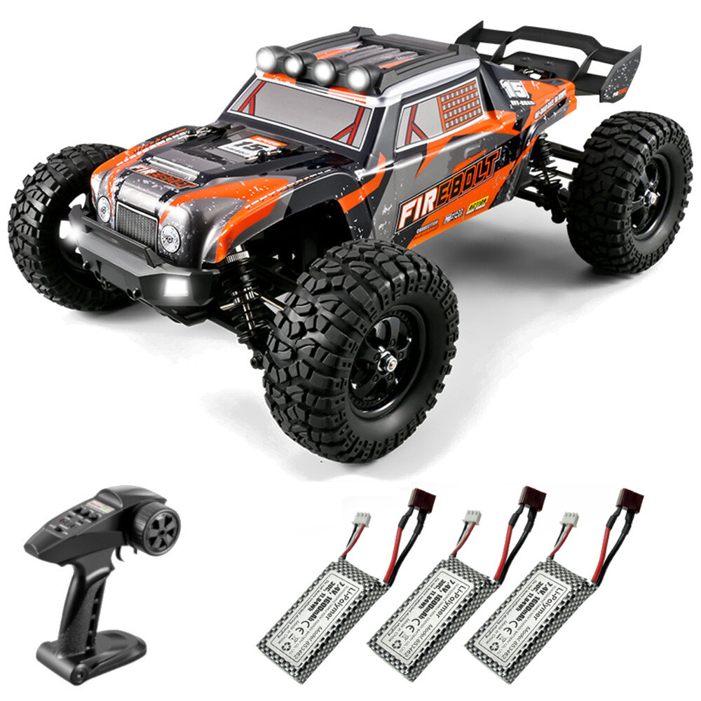 Promotion > HBX Haiboxing 901A Several Batterie RTR 1/12 2.4G 4WD 50km/h  Brushless RC Cars Fast Off-Road LED Light Truck Models Toys - Deux  batteries - code promo Gearbest, BangGood, code promo