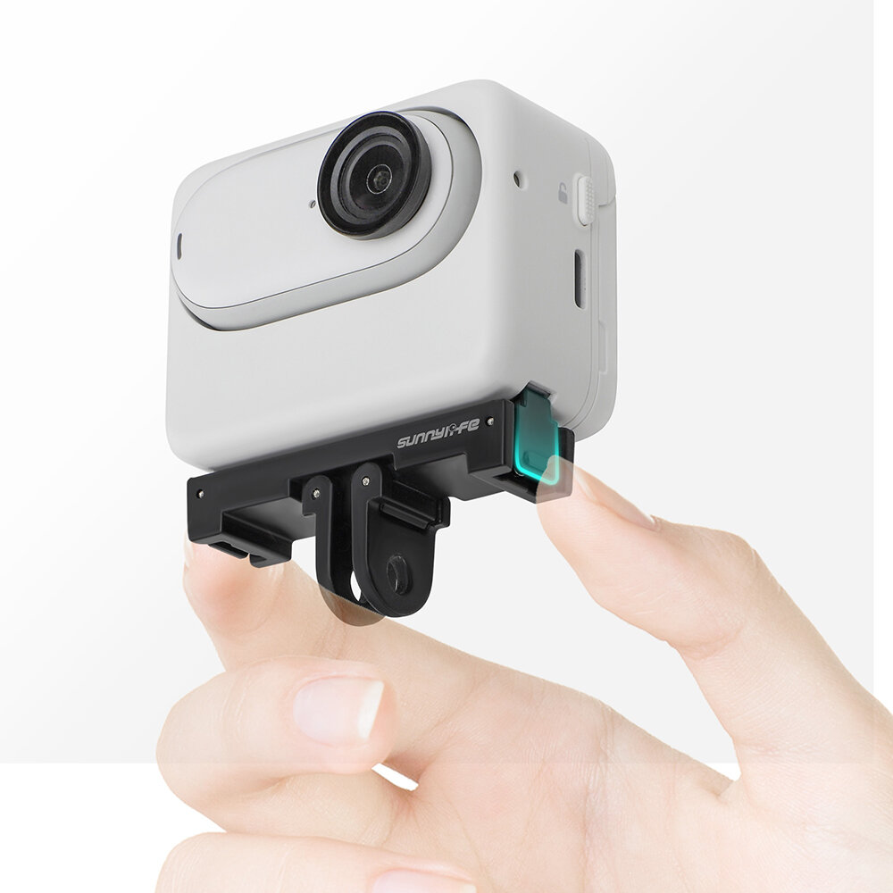 Sunnylife Magnetische Quick-Release Accessoire Adapter Duim Camera Bevestiging Uitbreiding voor Insta360 GO3