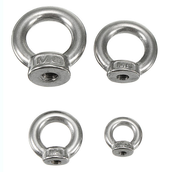 M3 M4 M5 M6 Ring Shape Lifting Eye Nut Vrouw 304 Roestvrij Staal Eye Nut