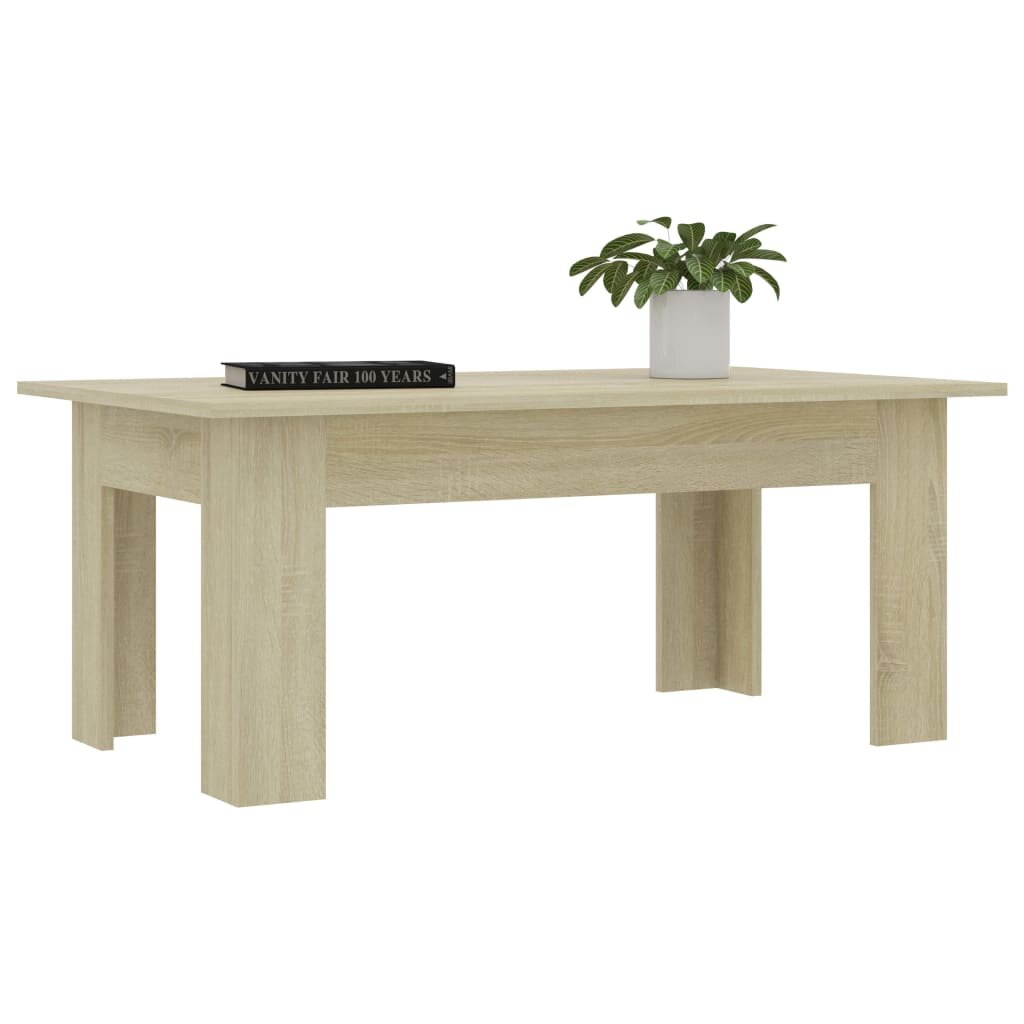 

Coffee Table Sonoma Oak 39.4"x23.6"x16.5" Chipboard
