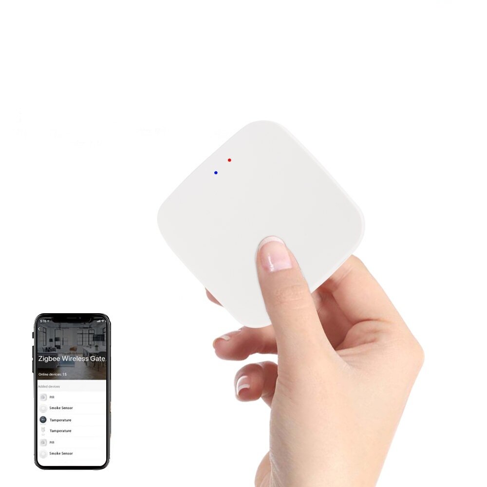 Smatrul Smart Tuya Zgbee 3.0 Gateway Mini draadloze afstandsbedieningshub werkt met Alexa Smart Home