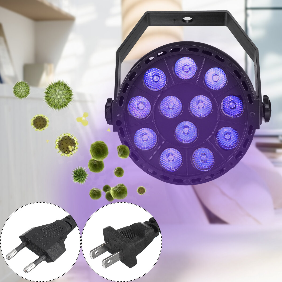 Portable UVC Germicidal Lamp UV Light Home Travel Disinfection Sterilization