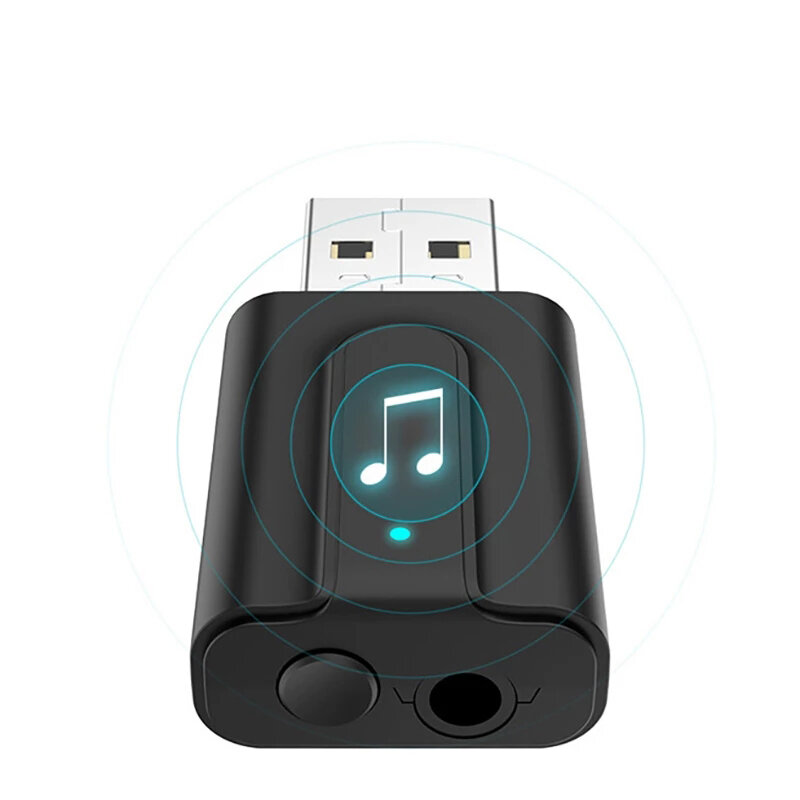

Bakeey 2 In 1 NFC-enabled bluetooth V5.0 Audio Transmitter Receiver 3.5mm Aux 2RCA Wireless Audio Adapter For TV PC Spea