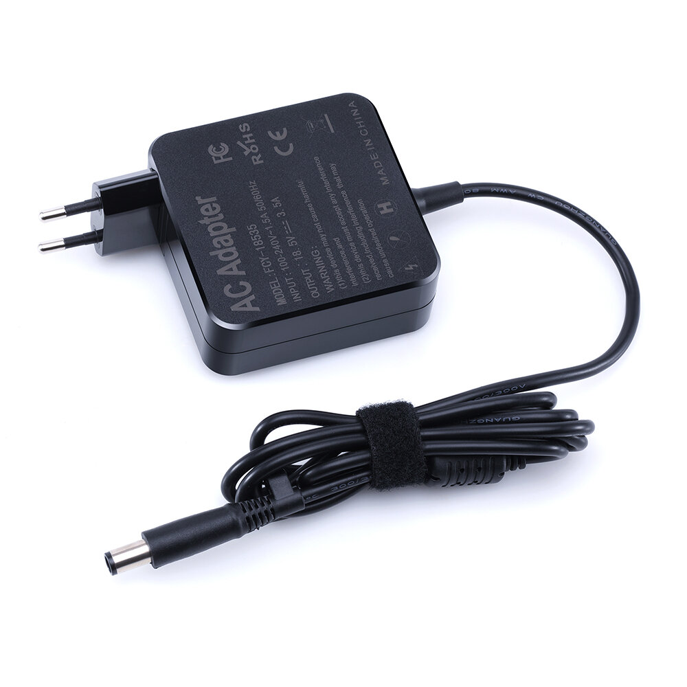 Fothwin Laptop AC Power Adapter Laptop Charger 18.5V 3.5A 65W EU Plug 7.4*5.0mm Notebook Charger For HP