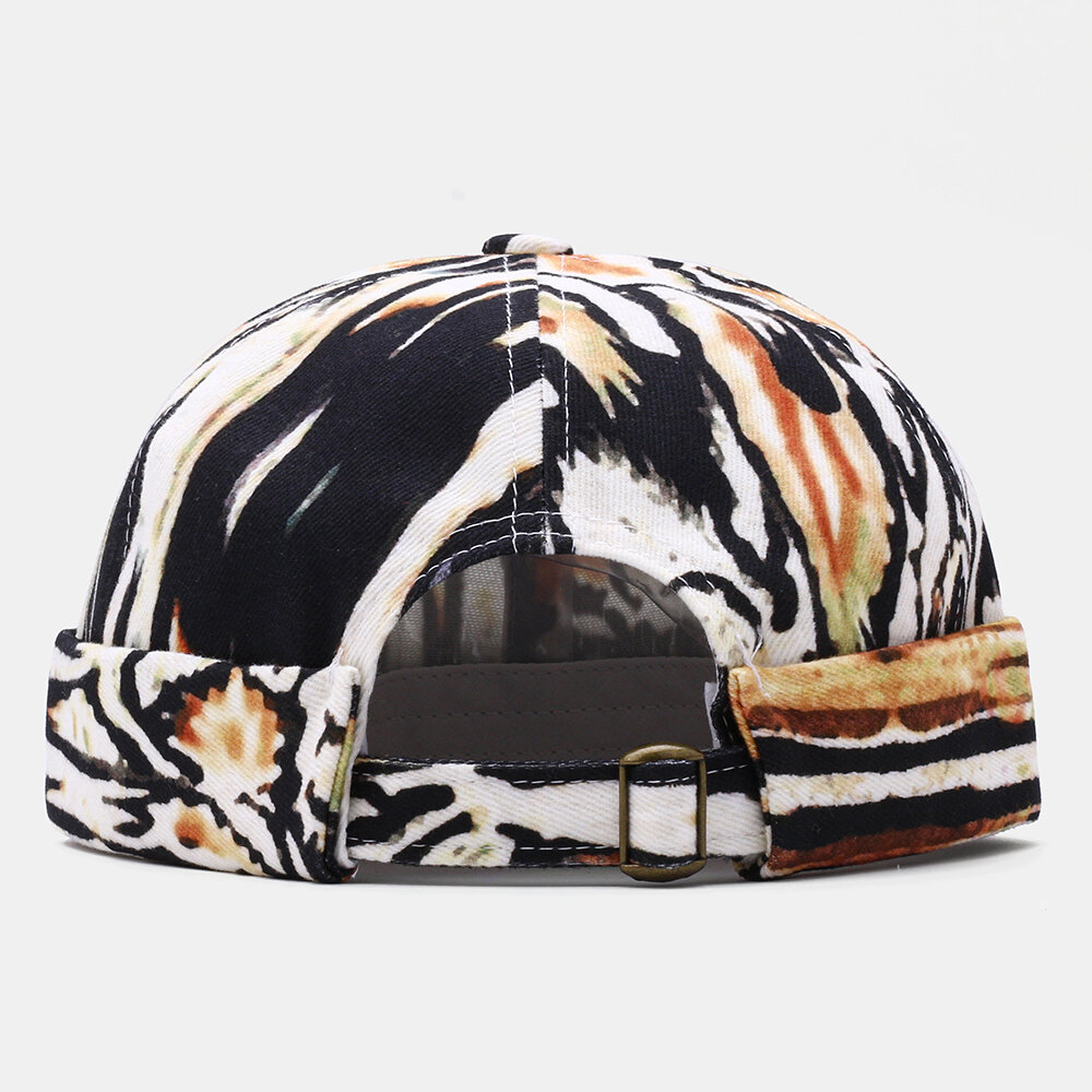 

Banggood Дизайн Мужская кепка без полей с контрастной окраской Landlord Кепка Череп
