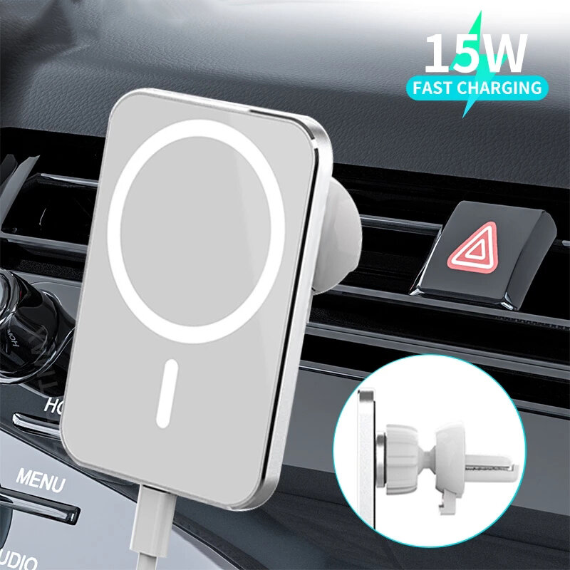 

Bakeey 15W Wireless Magsafe Magnetic Car Charger Holder Mount for iPhone 12 Mini/12 Pro/12 Pro Max for Samsung Galaxy No