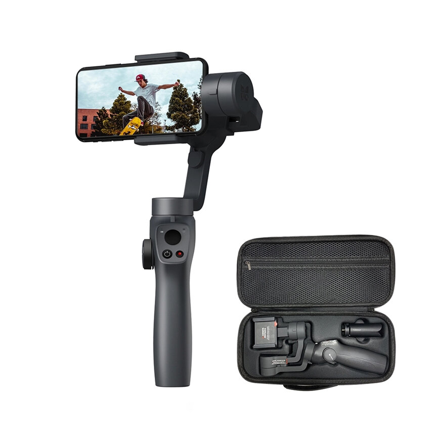 

Funsnap Capture2S 3-Axis Handheld Gimbal Stabilizer Focus Pull & Zoom for Smartphone Camera Video Record bluetooth Vlog
