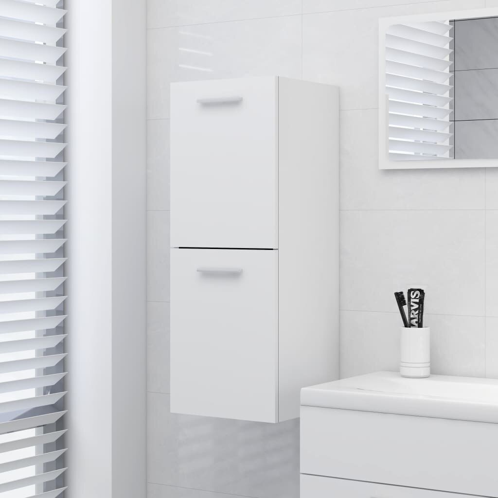 Bathroom Cabinet White 11.8