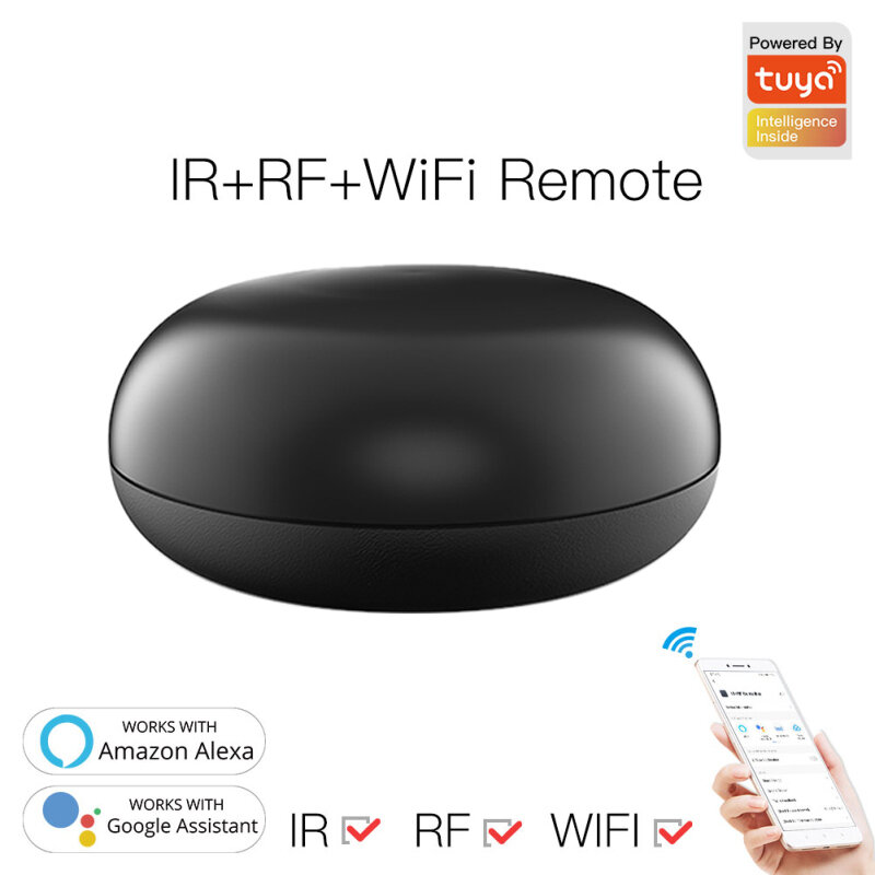 Tuya 433 MHz RF Afstandsbediening voor Alexa Wifi IR RF Afstandsbediening Automatisering IR RF Lamp TV Airconditioner Ventilator DVD