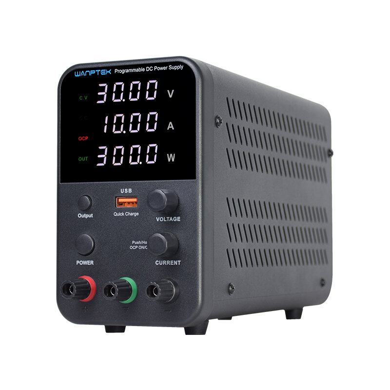 

WANPTEK WPS3010H 30V 10A Adjustable DC Power Supply Programmable 4 Digits LED Display Switching Regulated Power Supply