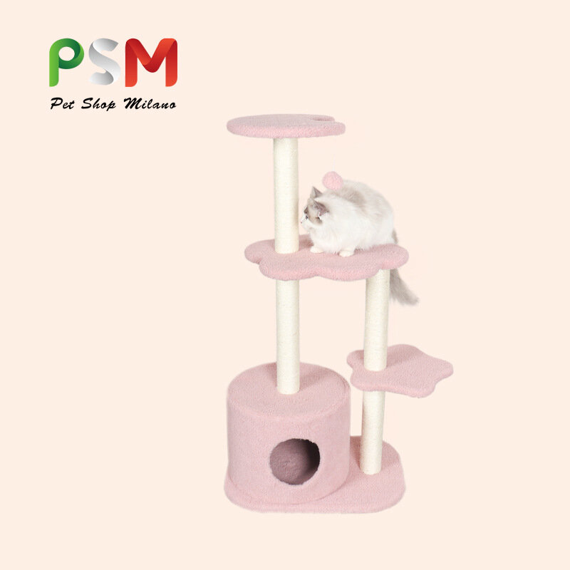 PSM多機能猫クライミングフレーム猫きちんとしたマルチレベルプラットフォームグラインドクローSoftペット用