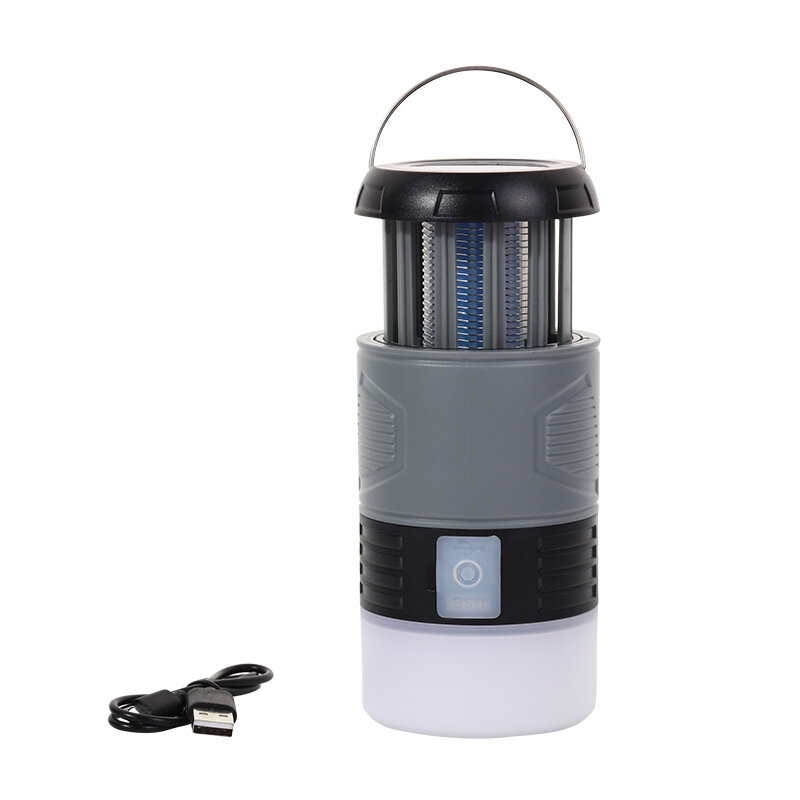 ordozható napenergiával működő kempinglámpa Multifunkciós szúnyogirtó lámpa USB-töltő LED lámpa többfunkciós használatra a családi kempingezés során