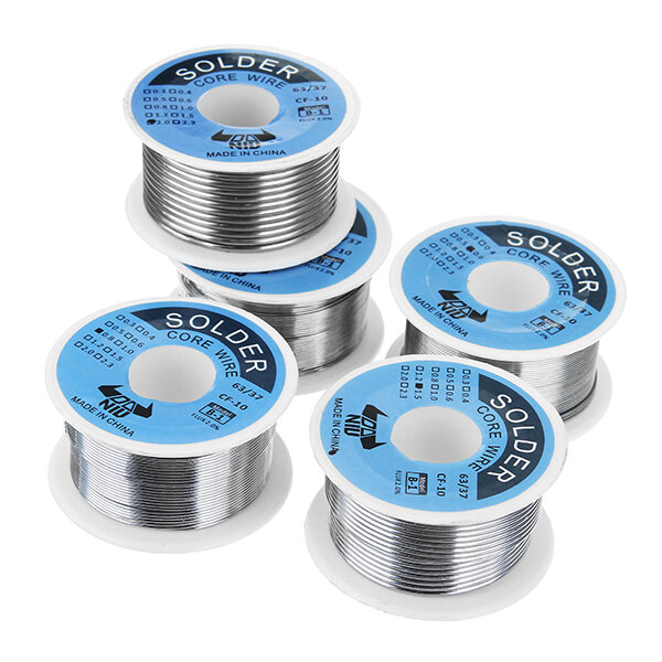63-37 Tin Lead Rosin Core Solder Wire for Electrical Soldering 0.5-2mm 100g UK