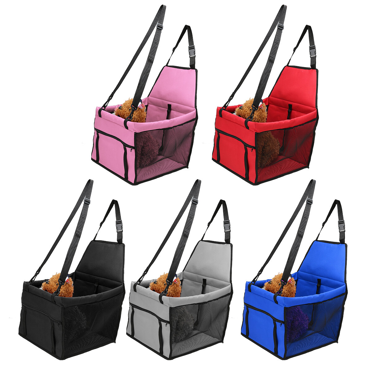 Folding Pet Bag Breathable Mesh Waterproof Car Pet Seat Dog Handbag Outdoor Travel