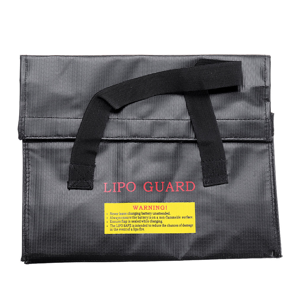 

Explosion-proof Bag Fireproof Waterproof Lipo Battery Safety Bag Storage Bag 260*130*150mm