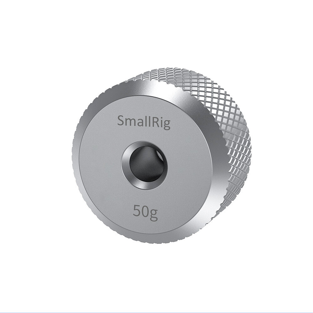 Smallrig 2459 counterweight for dji ronin s ronin sc zhiyun-tech gimbal stabilizers w 1/4 inch thread for video balance weight 50g 100g 200g