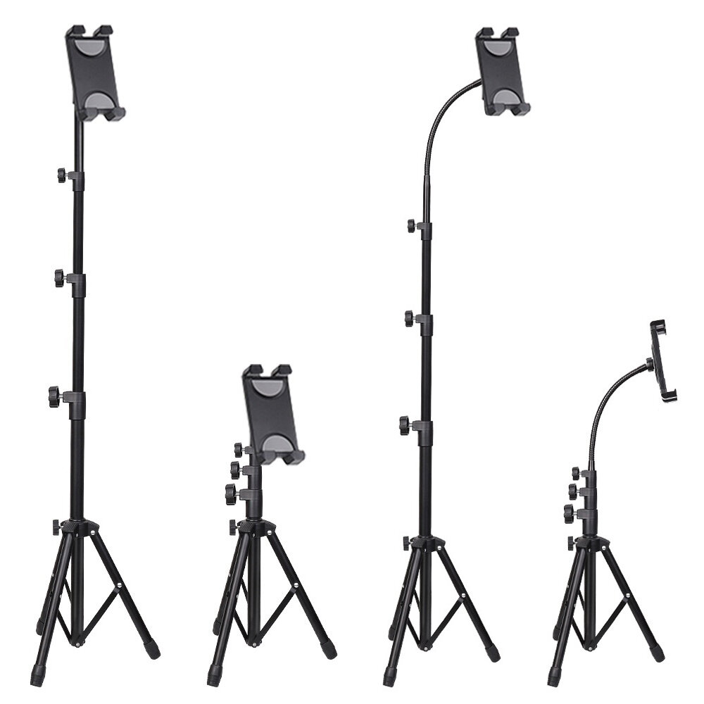 

UNHO Universal 360 Rotation Flexible Telescopic 3 Modes Height Adjustable Online Learning Live Streaming Metal Tripod St
