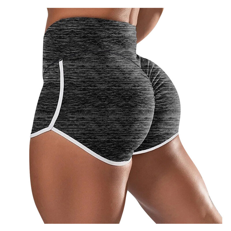 TENGOO Women's Yoga Shorts Hip Push UP Control Butt Lift Breathable Yoga Fitness Running Sports Activewear High Elastici