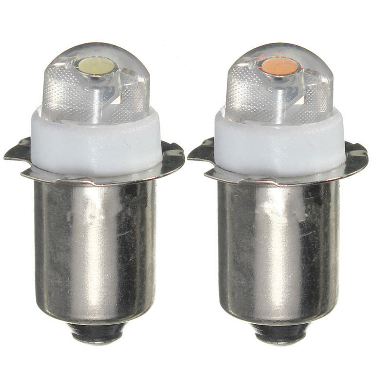 P13.5S PR2 LED Flashlight Bulb 0.5W Interior Torch Replacement Bulb DC3-18V Pure/Warm White