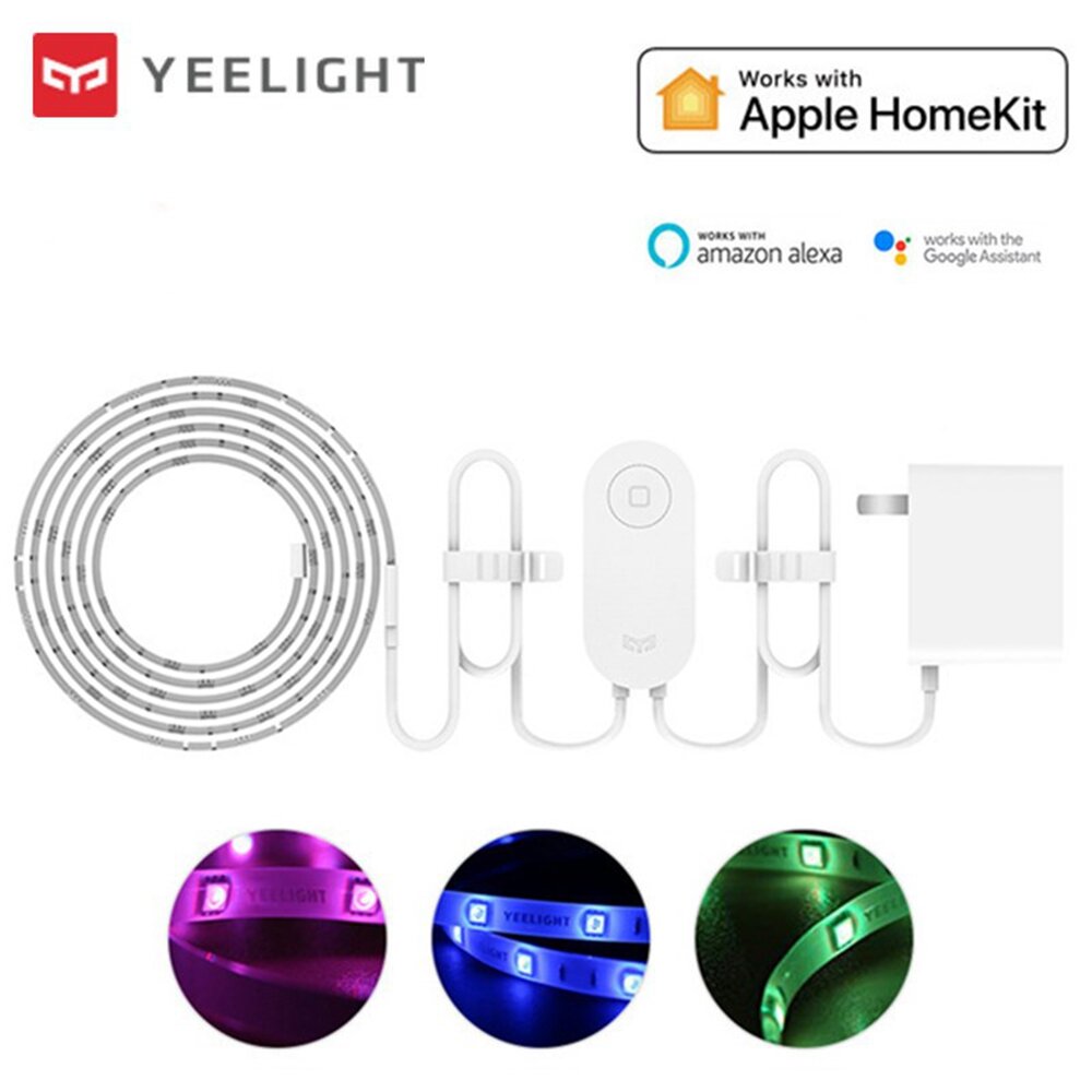 

Yeelight YLDD05YL 1S 2M Smart APP RGB LED Strip Light Work with Homekit SmartThings+US Plug(Xiaomi Ecosystem Product)
