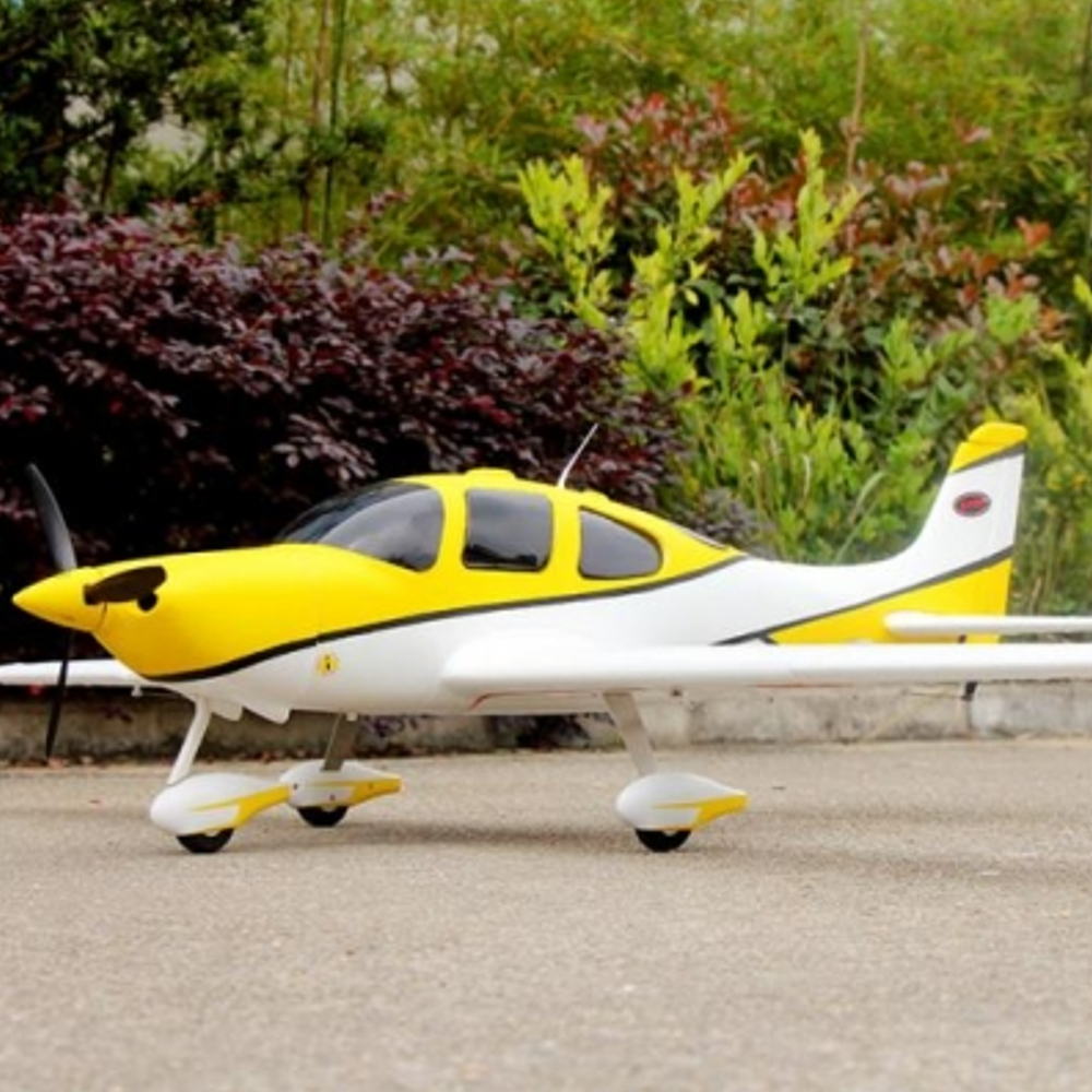 

Dynam Cirrus SR22 V2 Yellow 1400mm Wingspan EPO RC Airplane Aircraft Fixed Wing PNP With Flaps
