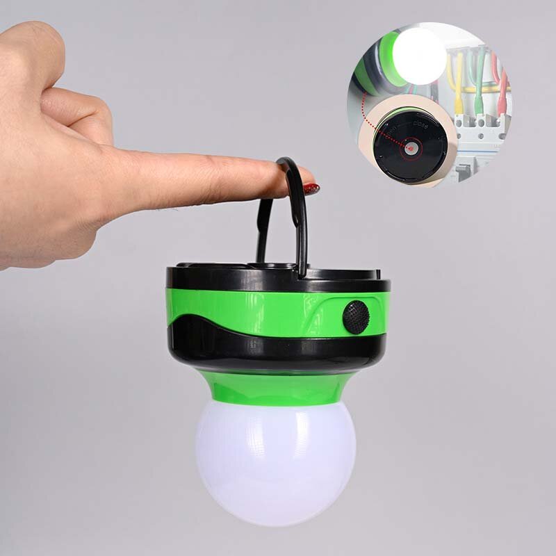 LED キャンプライト アウトドア作業ライト USB ボール電球 テントランタン 磁気吸引ポータブルナイトライト 緊急ランプ