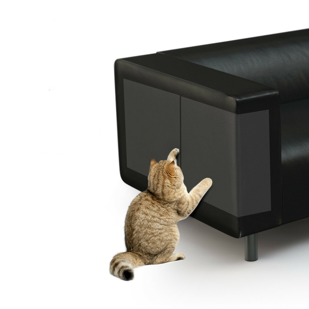 Focuspet Furniture Protectors from Cats, 6Pcs Cat Scratch Deterrent Tape Anti-Scratch Cat Double Sid