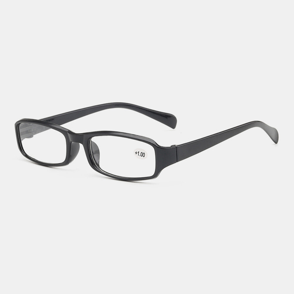 Unisex Full Frame Resin Len Reading Glasses Portable Comfy High-definition Presbyopia Glasses
