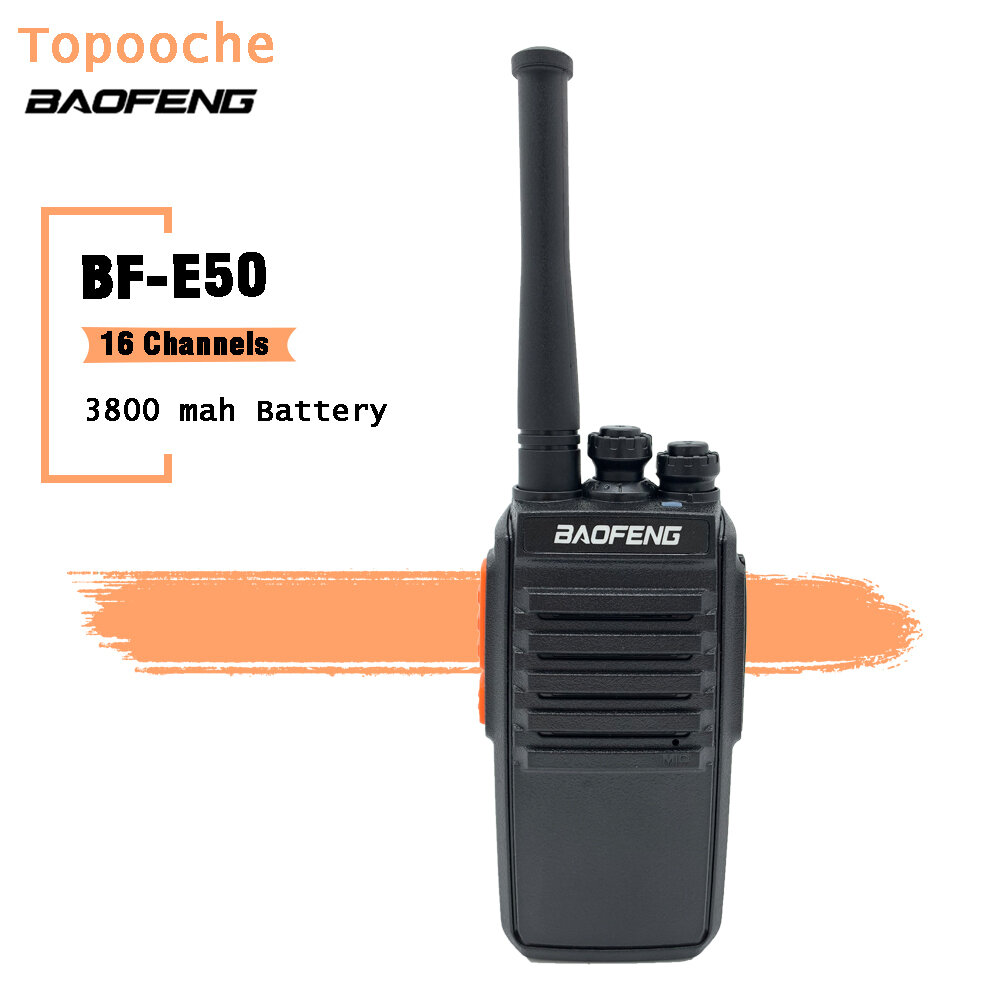 

Беспроводная рация Baofeng BF-E50 UHF 400-470MHZ Двухсторонняя радиосвязь Baofeng E50 5 Вт Радиолюбитель 10 км Baofeng E