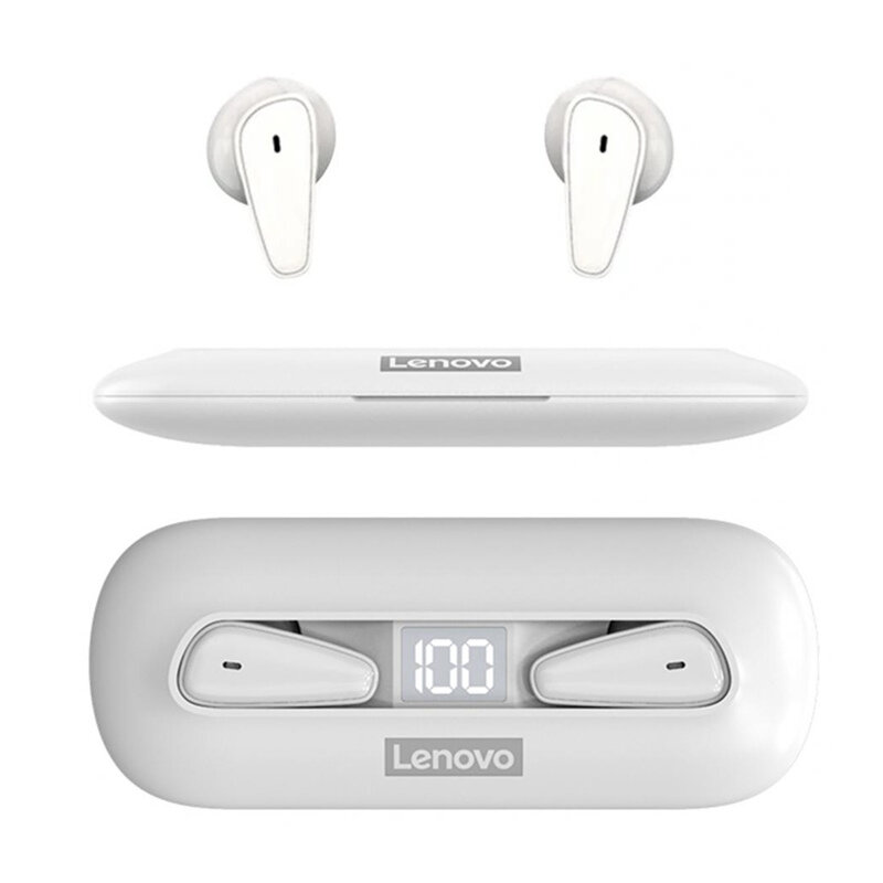 Lenovo XT95 TWS bluetooth 5.0 Oordopjes Headsets 1.6CM Ultra Dunne Touch Control Digitale Display St