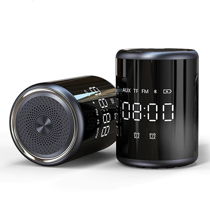 Bakeey A18 Bluetooth-luidspreker LED-scherm Wekker Draagbare luidspreker Luid stereogeluid Rijke bas