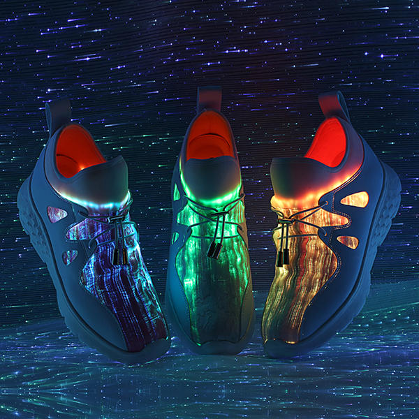 light up shoes usb charging colorful led walking sneakers at Banggood