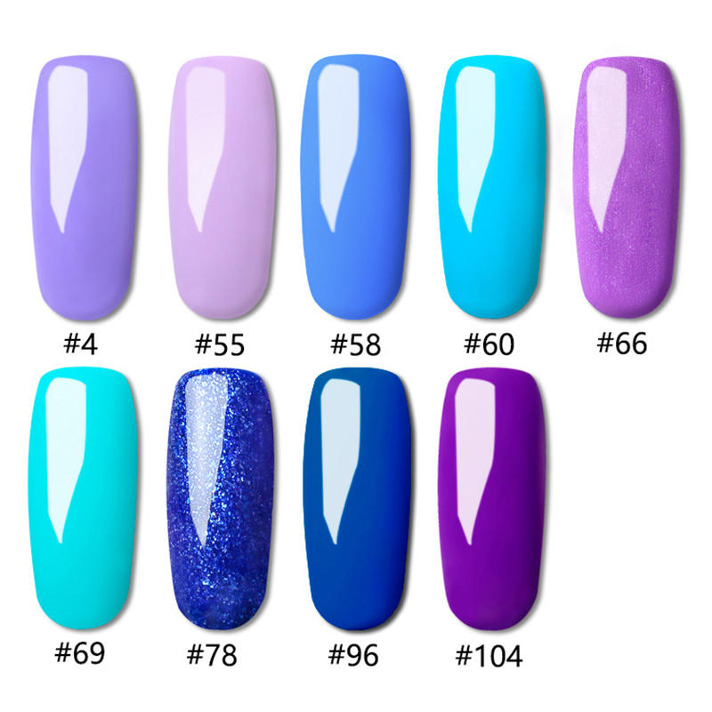 fashion purple nail gel polish at Banggood