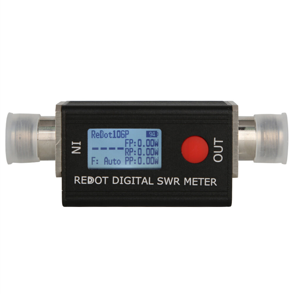 

REDOT RD106P 120W Digital SWR Meter SWR&Power Meter FMB VHF UHF 80-999MHz Standing-wave Ratio 1.00-99.9 Support DMR Walk
