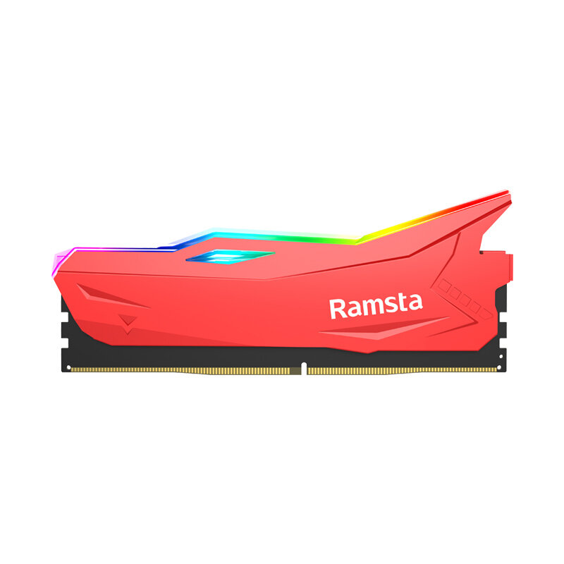 

Ramsta DDR4 3000MHz 16G/8G memory Strip Light with Vest Suitable For Desktop
