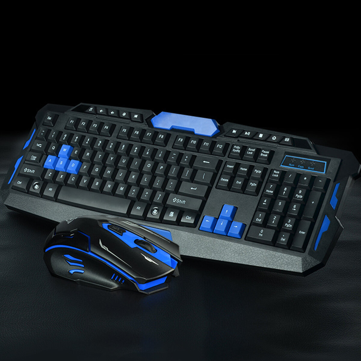 2.4G Wireless Gaming keyboard and Mouse Set Bundle Computer PC Multimedia Gamer