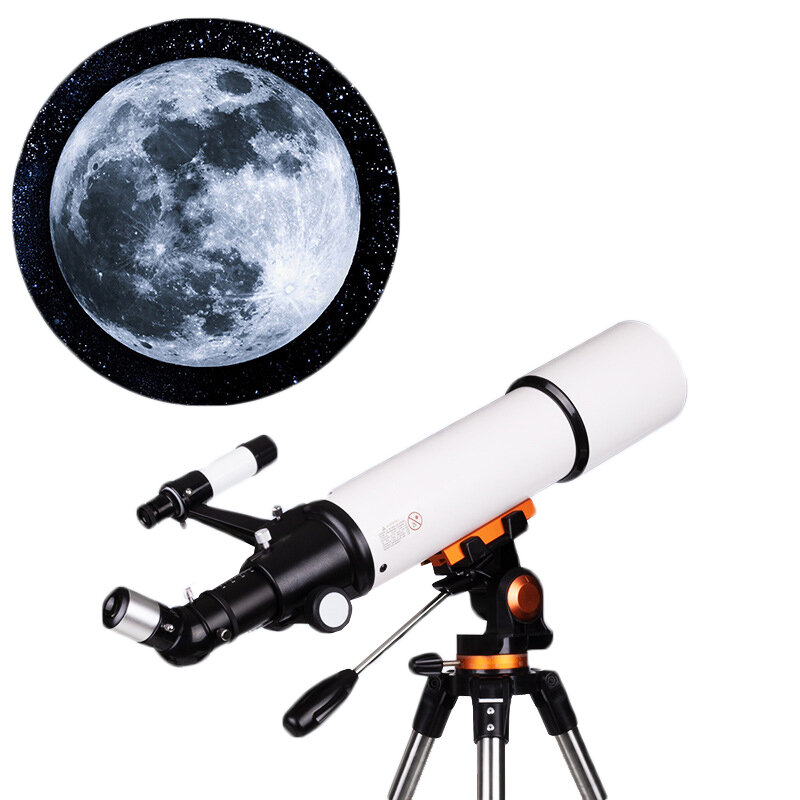 Telescópio astronômico LUXUN LX-50080 20/50/60/150X HD Zoom Refrativo Alta Magnificação Monocular Espacial