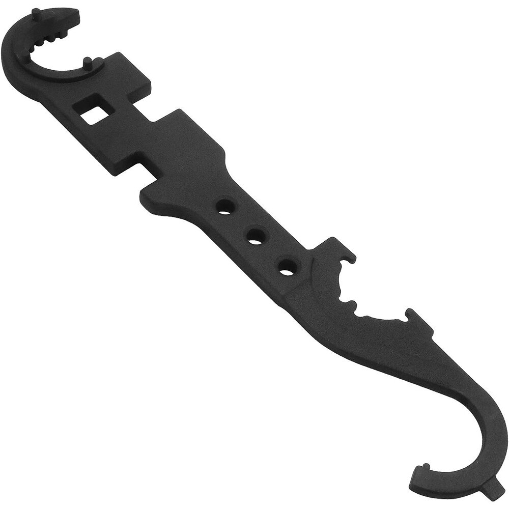 Multifunctional Combination Wrench, Alloy Steel Powder Coated, Suitable for M16/M4/Ar Variant Guns Compatible with Auto-