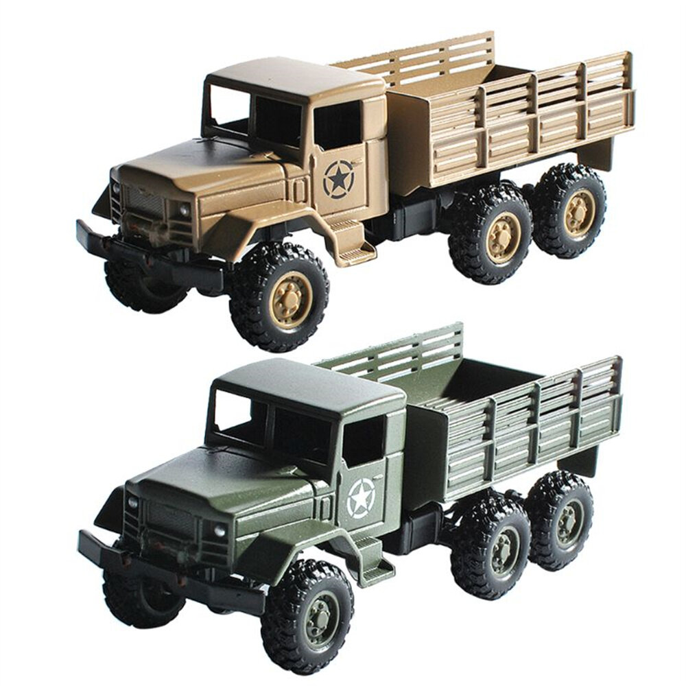 WPL MB14 MB16 1/64 Auto Figuur Statische Militaire Truck Model Kids Kinderen Decoratie RC Onderdelen