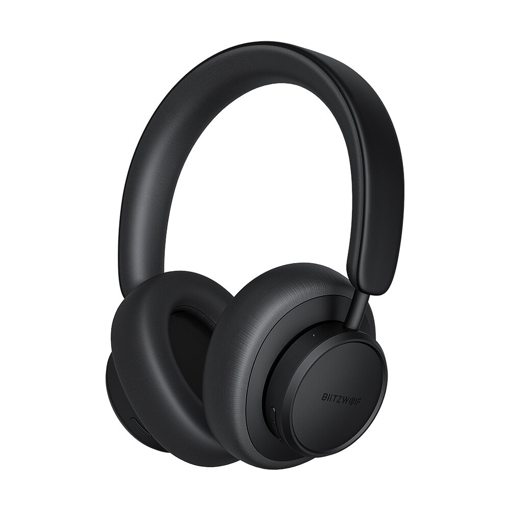 BlitzWolf® BW-ANC5 bluetooth 5.0 Headset ANC Headphone Dual Active Noise Cancelling HiFi Stereo Bass HD Calls Elegant Wireless Headset