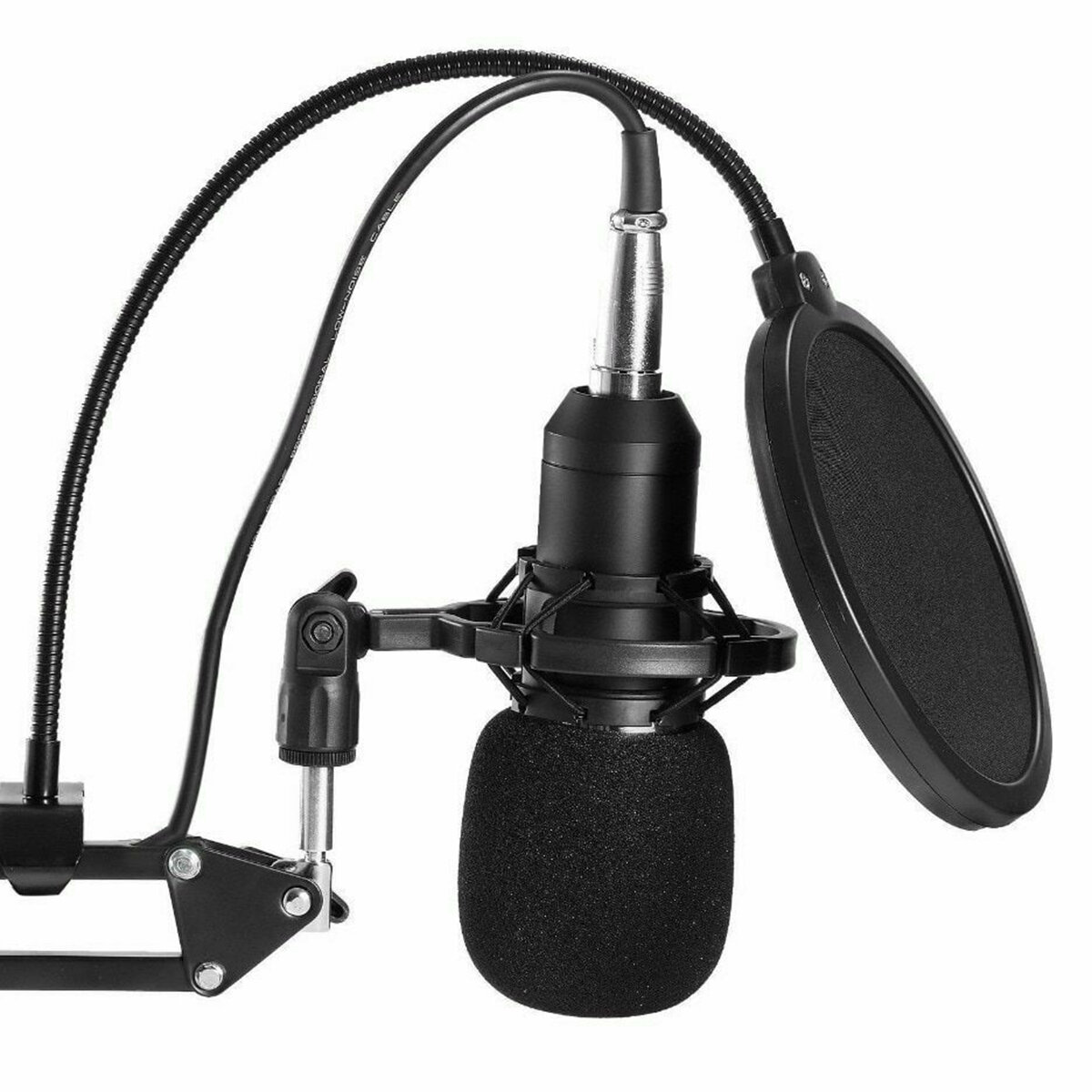 Double Layer Condenser Microphone Blowout Cover Host Singer Studio Windproof Net