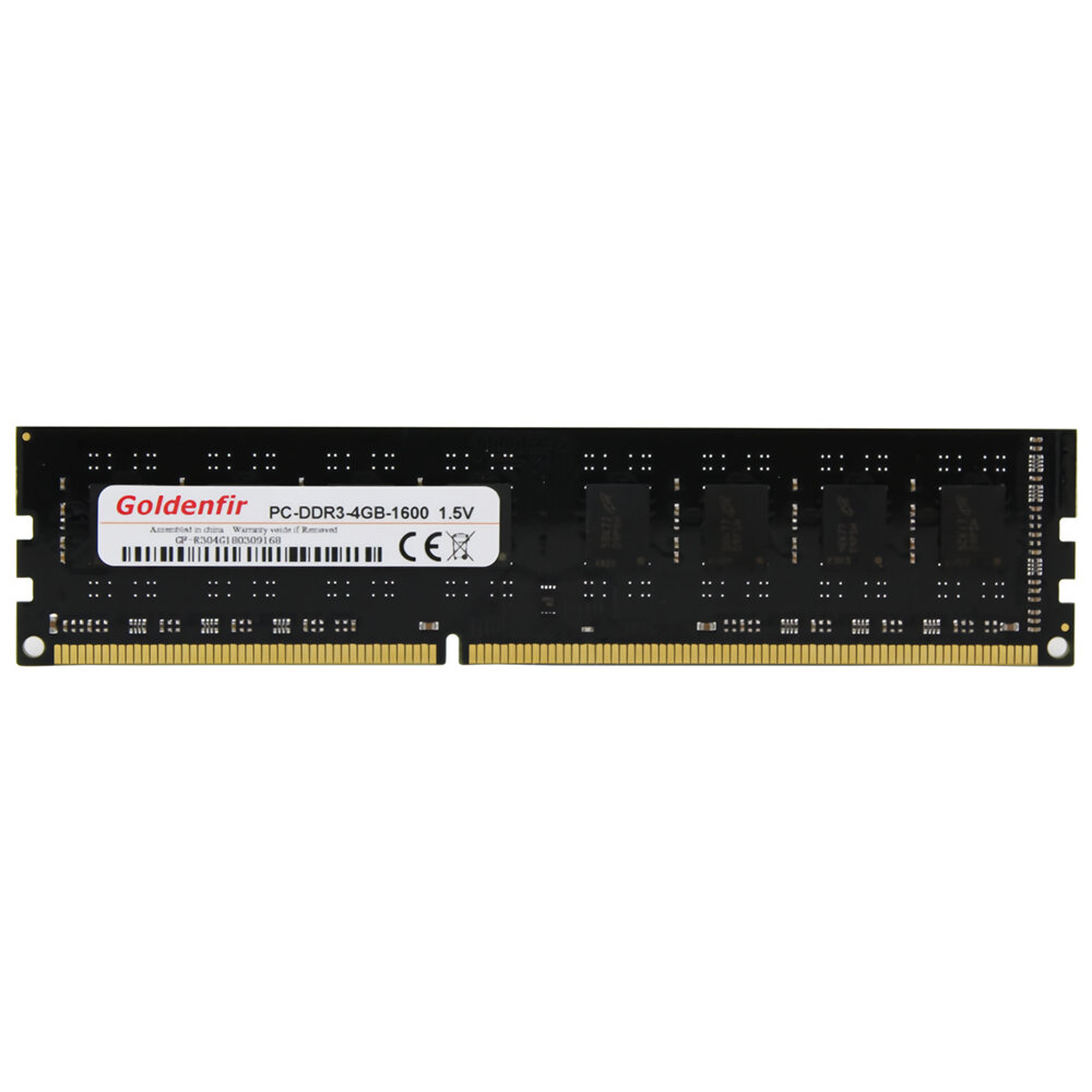 Goldenfir DIMM RAM DDR3 4GB/8GB 1600Mhz Computer Memory for All Intel AMD Desktop PC Computer