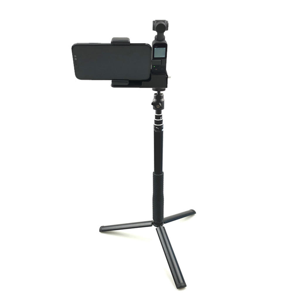 

Смартфон GoPro камера Держатель для крепления + металл Штатив + Удлинитель для DJI Osmo Карманный портативный стабилизат