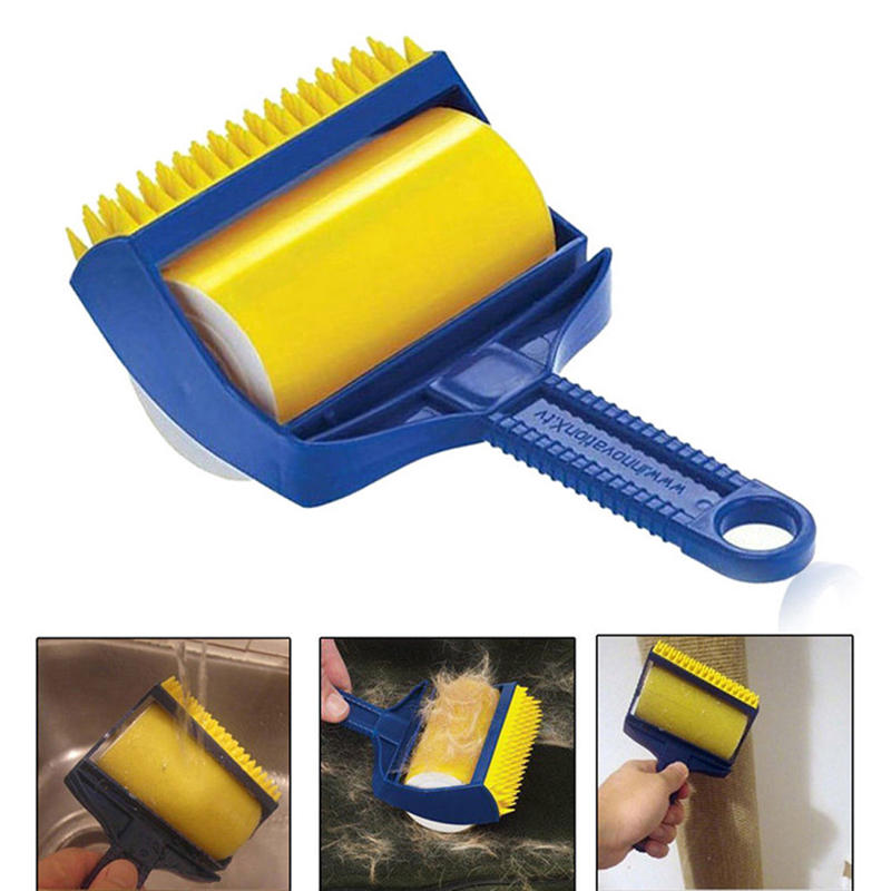 2 stuks herbruikbare kleverige haarverwijderaar schoonmaakborstel picker lintroller