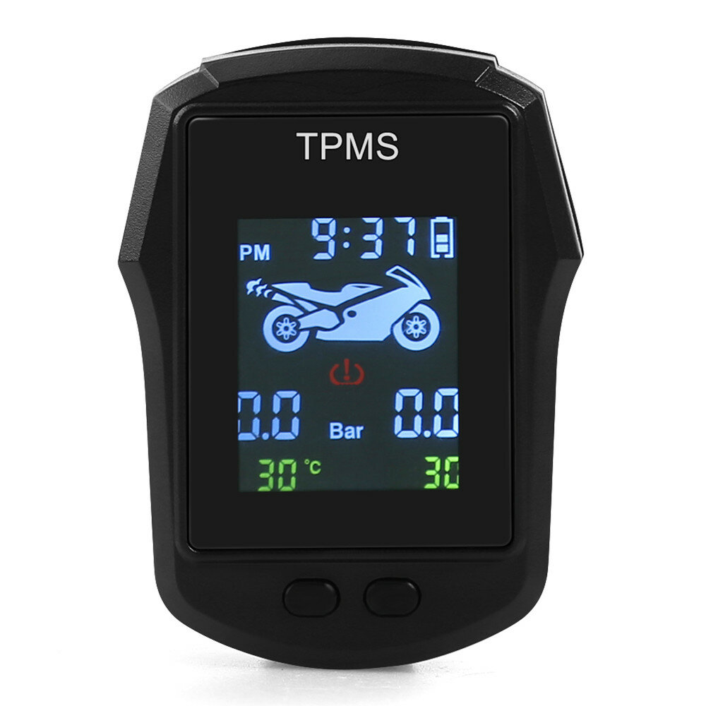 

Waterproof Motorcycle TPMS USB Solar Motorbike Electric Bike Tire Tyre Pressure Monitoring Alarm Systems with External S