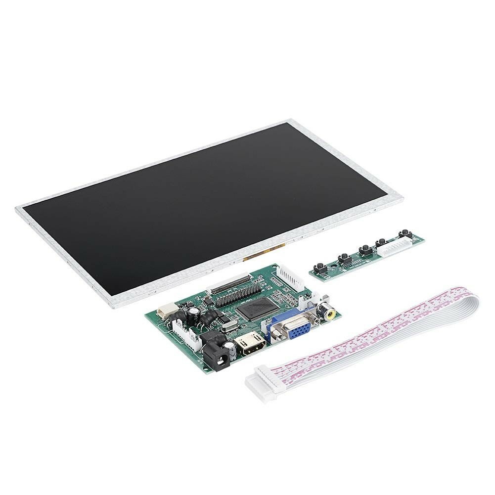 

7 Inch TFT LCD Screen with HDMI Port Support VGA+2AV+ACC 1920x1080 Resolution for Raspberry Pi