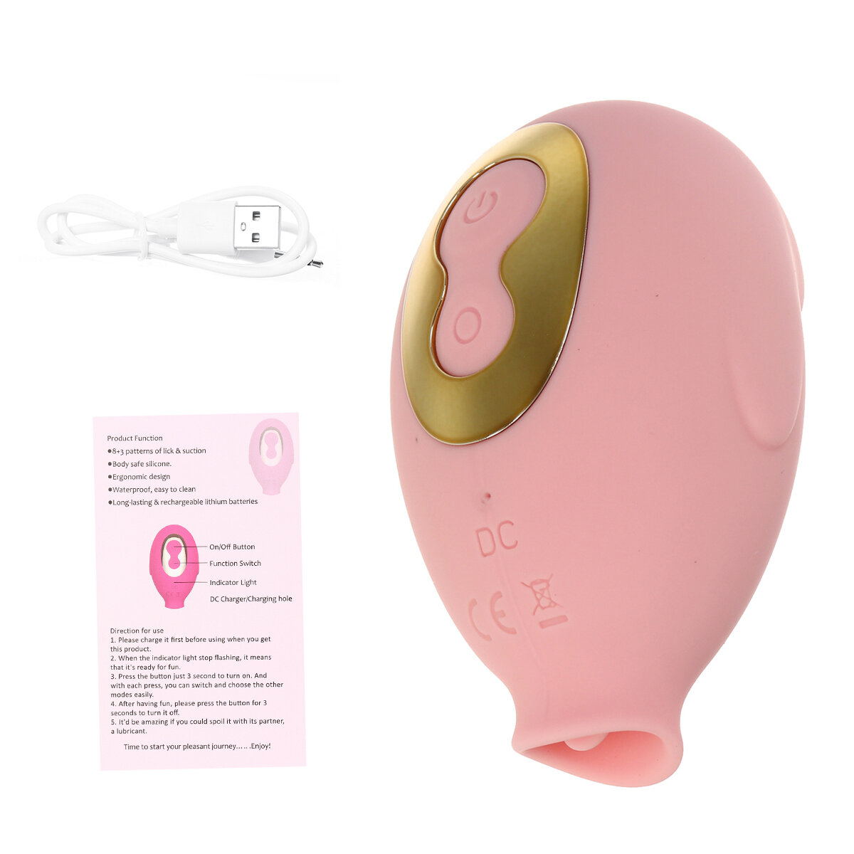 

Female Massage Vibrator Sucking Lick Relax Body Stimulation Adult Sex Toys For Women